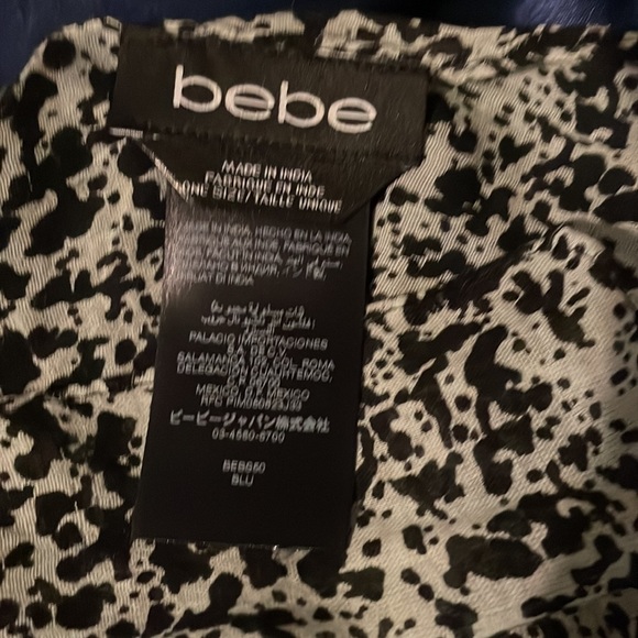 Bebe blue roses sarong NWOT - Picture 2 of 2